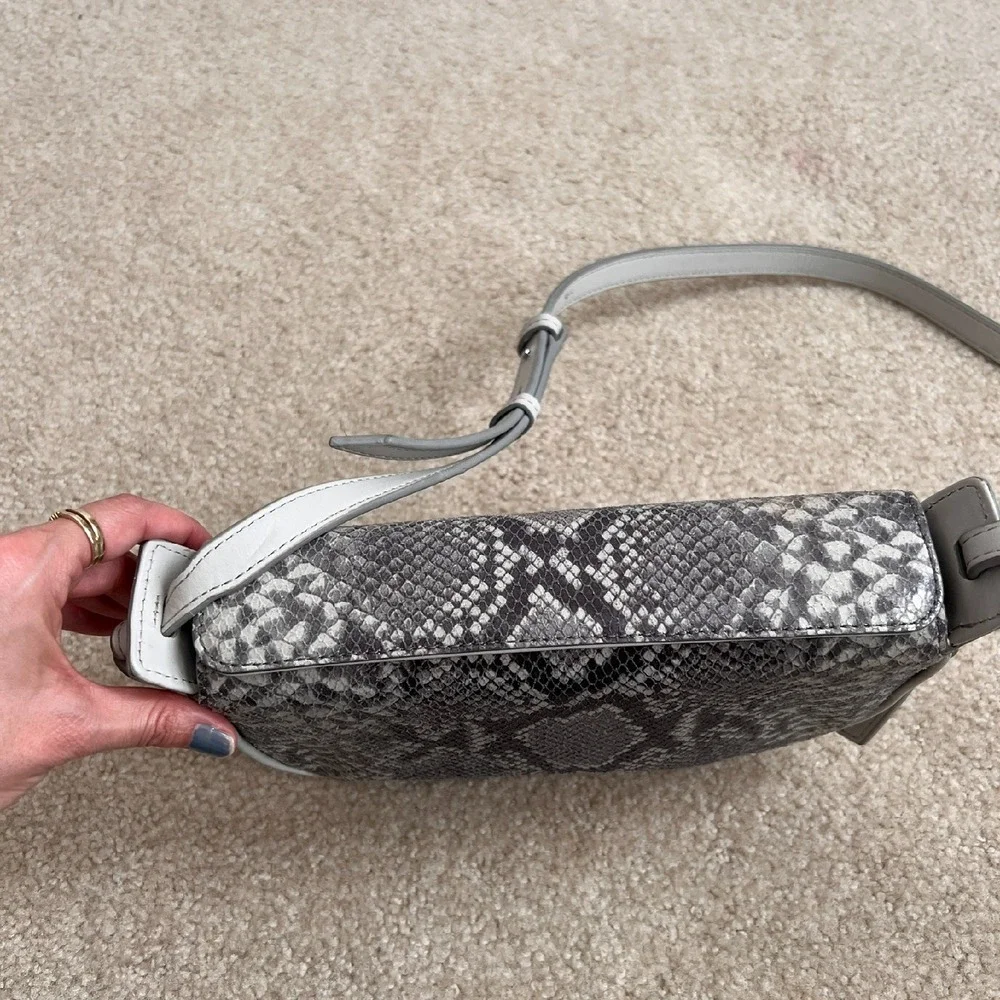 New Without Tags Banana Republic‎ Snakeskin Print Crossbody Bag